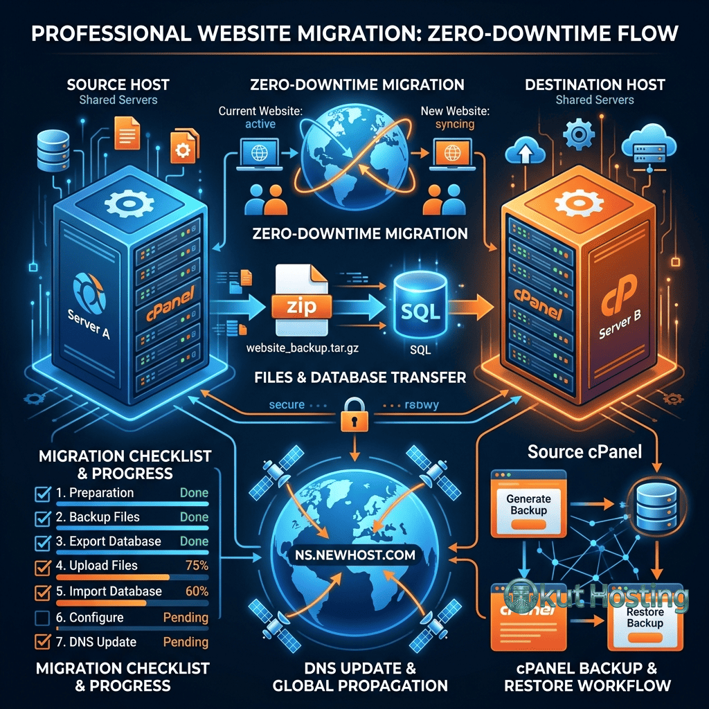Shared Hosting Migration - Moving Sites Between Providers - Featured Image
